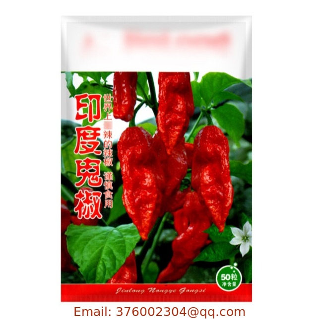 50pcs Super hot taste ghost pepper seeds for garden sowing